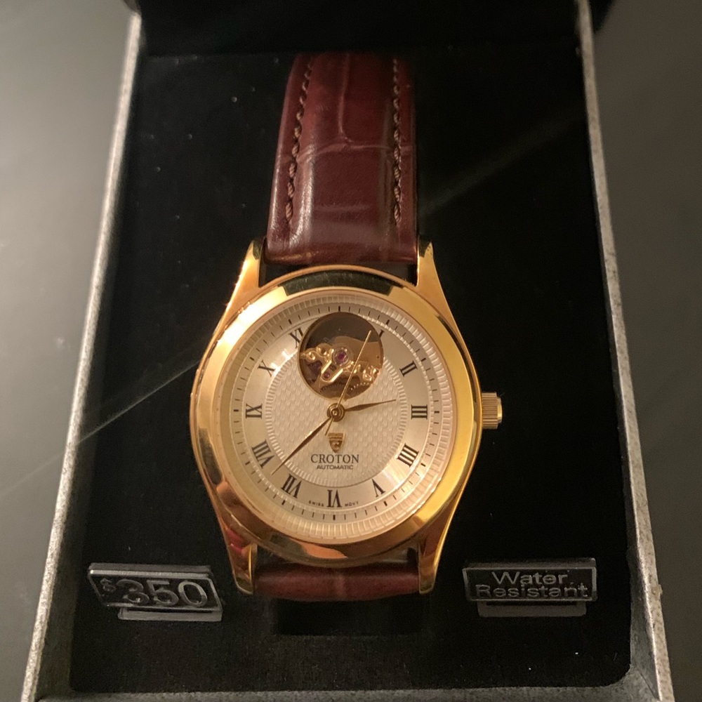 Croton water resistant mens watch.